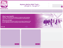 Tablet Screenshot of mysterymotive.com